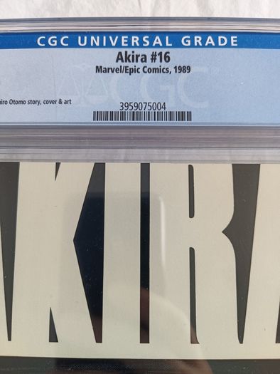 Akira Issue 16 CBCS / CGC 9.8  Certified Graded Comic Framed  DC Marvel
