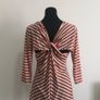 Reiss striped top- sz L Image 2