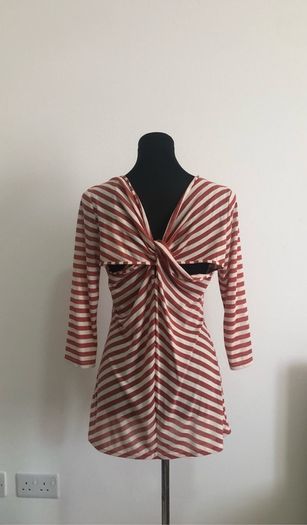 Reiss striped top- sz L