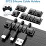 NEW SALE | Cable Management Kit, 146Pcs Tidy for Home Office under Desk- 100 Wire Organizer Ties, 5 Upgrade Silicone Holder, 2 Sleeve, 28 Adhesive Clips, 1 Roll Organiser Straps etc Image 2