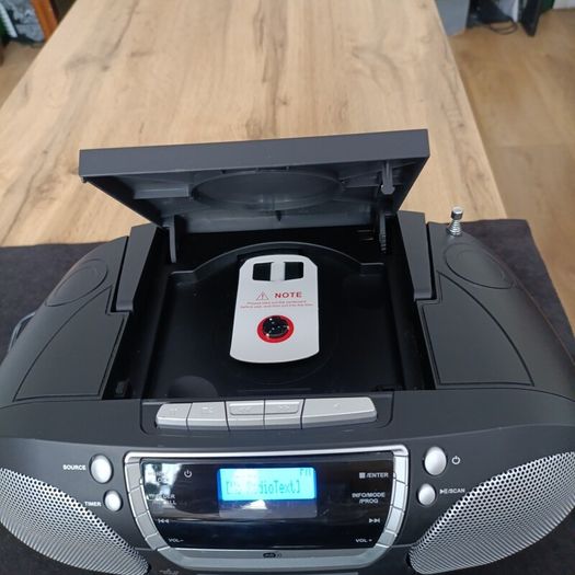 JVC RC-D322B DAB+/FM, CD, Bluetooth and Cassette Boombox