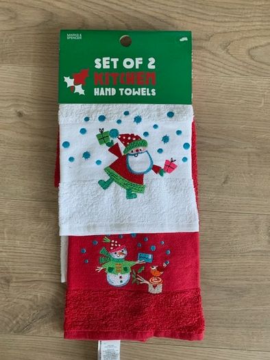 M&S Xmas Kitchen Towels