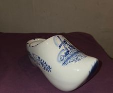 Delft Blue Ceramic Clog