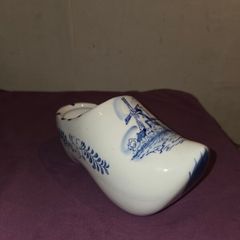 Delft Blue Ceramic Clog