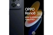 Oppo Reno 8 5G Dual SIM Unlocked 256GB Glazed Black Android Smartphone Like New.