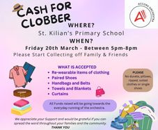 Clothes for recycling needed