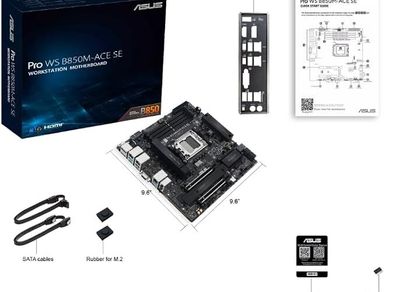 Asus Pro WS B850M-ACE SE Workstation Motherboard