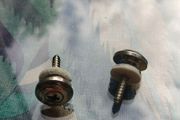 Pair of guitar/bass strap buttons with 3.5mm screws