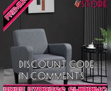 SALE Modern Fabric Accent Chiar Club Armchair Sofa with Padded Seat (FREE SHIPPING)