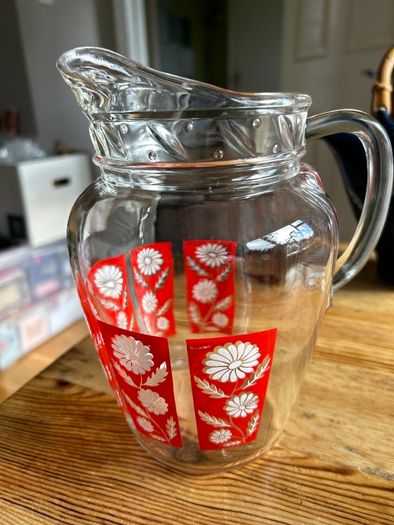 Vintage Style Glass Jug