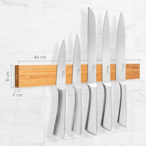 Bamboo Magnetic Knife Bar