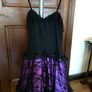 New Two layer Purple/Black Lace Dress Image 4