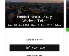 forbidden fruit ticket