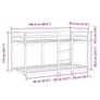 Bunk Bed without Mattress Pink 90x200 cm Solid Wood Pine Image 5