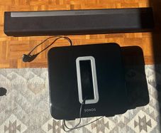 Sonos Soundbar (Playbar) + sub and x2 Play speakers with stands