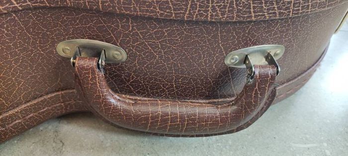 Hard case for 17 fret short banjo