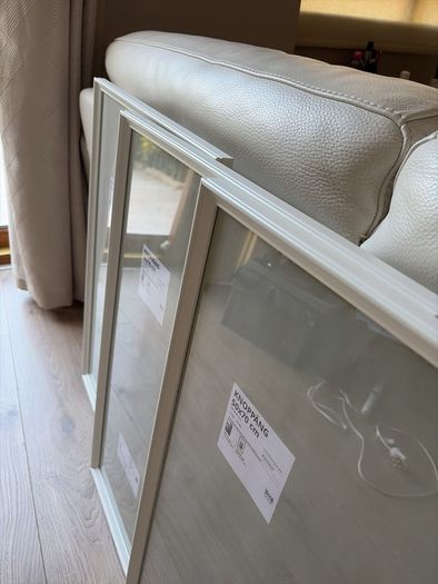 IKEA 50x70 White Wooden Frame x3