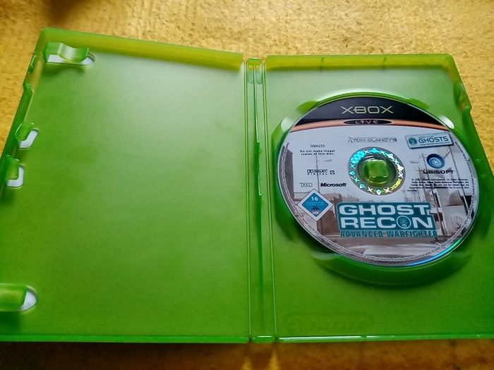 Ghost recon advanced Warfighter Xbox Original Pal version games Original