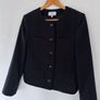 Reiss Nola Cropped Wool Jacket Image 3