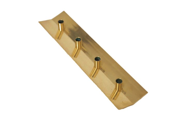 Vintage Brass Candelabra, Model Profile by Pierre Forsell for Skultuna, 1960s