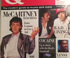 Q Magazine   1st Issue (#1 1986) -  Paul McCartney Cover.