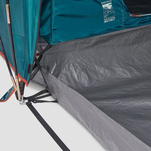 Quechua 4-person, 2-bedroom camping tent, Arpenaz 4.2