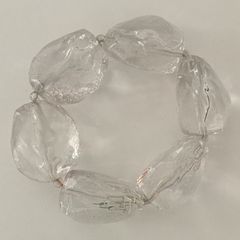 Clear-Beaded Bracelet