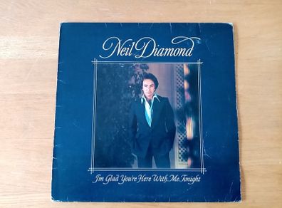 Neil Diamond - I'm Glad You're Here With Me Tonight. Vinyl LP Album Record. 70s. Music.