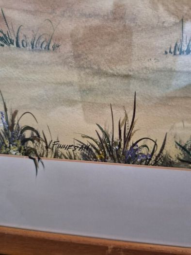 Original Framed Watercolor Painting by Elizabeth Finnegan