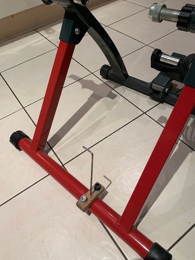 Bike trainer plus wheel truing
