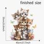 Cute Cats Wall Sticker Decal Image 8