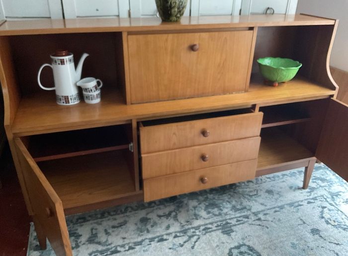 Mid century teak side board in VGC