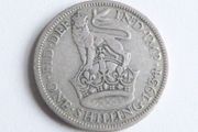 George the Fifth silver shilling