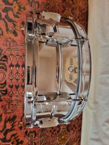 Pearl Mirror Chrome Steel Snare Drum 14 x 5