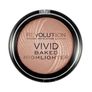 Revolution Vivid Baked Highlighter - Peach Lights - New Image 3