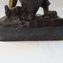 Giovanni De Martino (1870-1935) Street Boy 32cm, 4.7 kg - Patinated Bronze, Marble, Signed Image 7