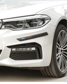 2X BMW M Sport Performance Car Front Rear Bumper Protector Corner Guard Scratch Strip Sticker Rubber Black Auto Bumper Protection G30 G38 E46 E30 E39 E34 E60 E36 E38 M3 M5 X5 X6 accessories