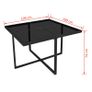 9 Piece Outdoor Dining Set with Cushions Poly Rattan Black Image 3