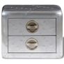 Aviator End Table with 2 Drawers Vintage Aircraft Airman Style Image 4