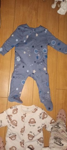 baby clothes, play mat & rattle