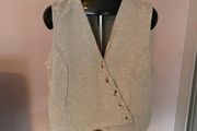 knitted waistcoat mint velvet