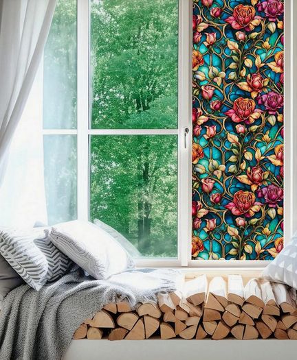 Removable Foil for Windows / Doors / Shower Doors Etc + also other designs available