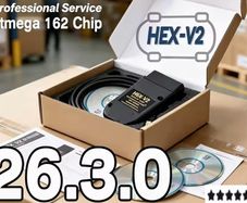 1996-2017 Newest V26.3 VCD'S VAGCOM Scanner Tools Scanne Diagnostic HEX Atmega162