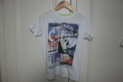 Boys White Logo Print Short Sleeve Top Age 8 - 9 Years