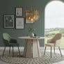 Sterling Extendable Round Dining Table 100 to 180 Image 4