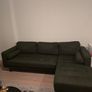 EZ Living Cooper Corner Sofa Moss Green Nearly New Image 2