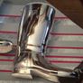 Silver plated riding boots shot measures. Image 2