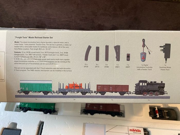 Marklin HO/H0 29361 - Freight Train Start Set - DIGITAL - Track C