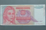 Yugoslavia 1000000000 Dinara