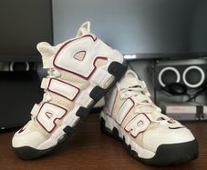 Nike Air More Uptempo White/Burgundy EU45 UK10